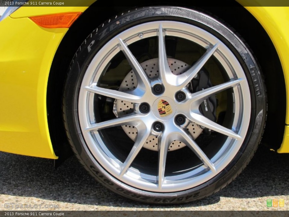 2013 Porsche 911 Carrera Coupe Wheel and Tire Photo #68892249