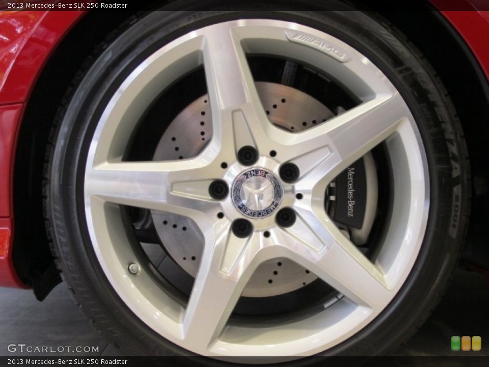 2013 Mercedes-Benz SLK 250 Roadster Wheel and Tire Photo #68892873