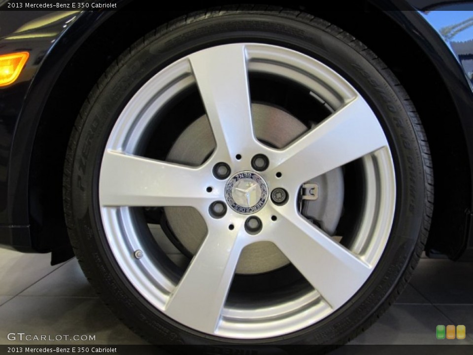 2013 Mercedes-Benz E 350 Cabriolet Wheel and Tire Photo #68893155