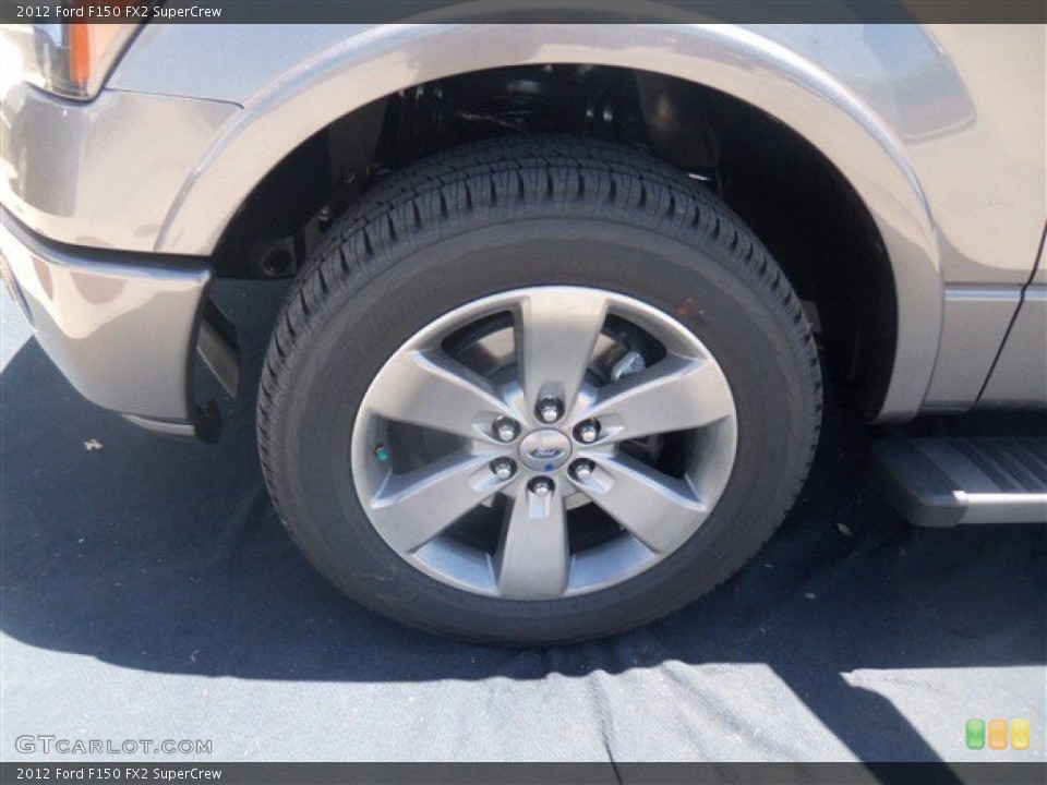 2012 Ford F150 FX2 SuperCrew Wheel and Tire Photo #68899095