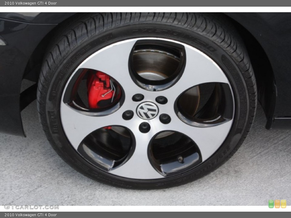 2010 Volkswagen GTI 4 Door Wheel and Tire Photo #68901963