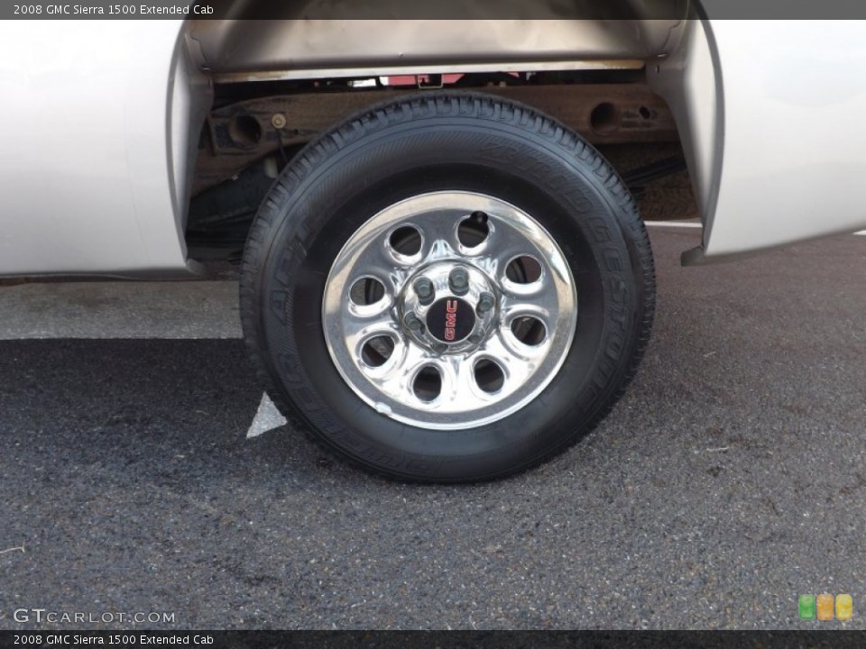 2008 GMC Sierra 1500 Extended Cab Wheel and Tire Photo #68902056