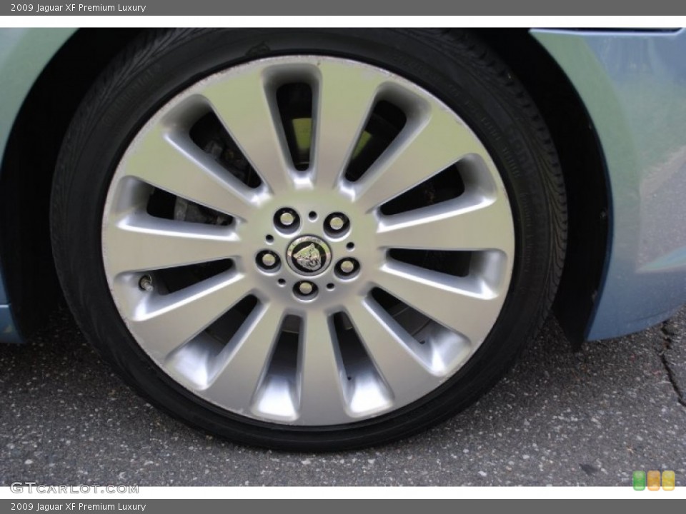 2009 Jaguar XF Premium Luxury Wheel and Tire Photo #68905749