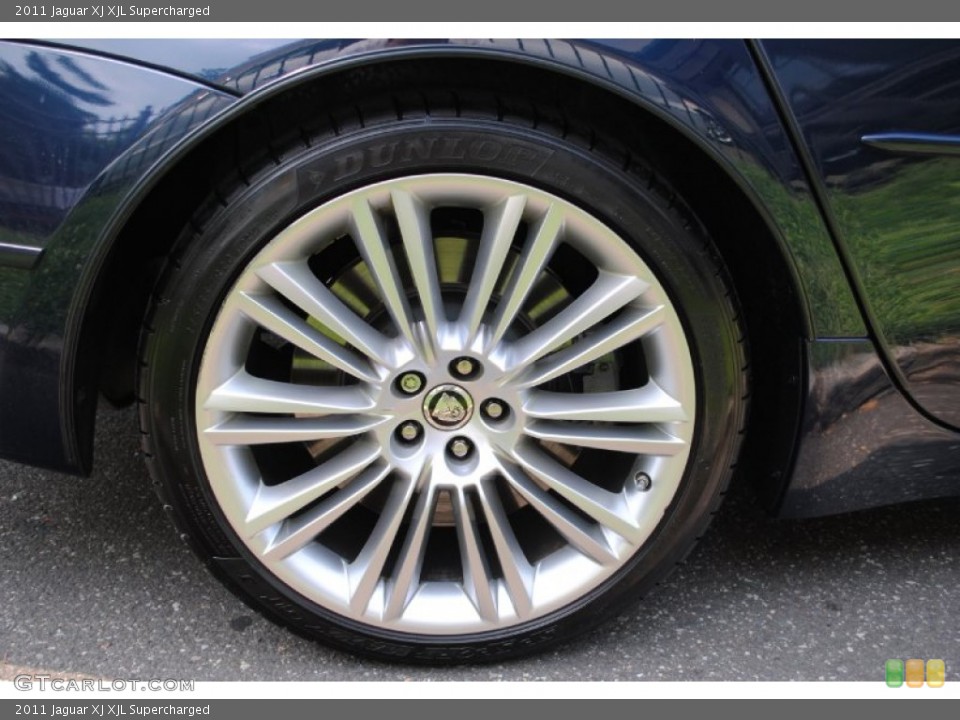 2011 Jaguar XJ XJL Supercharged Wheel and Tire Photo #68905953