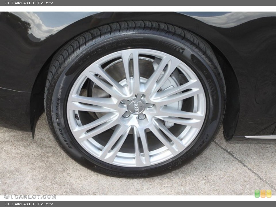 2013 Audi A8 L 3.0T quattro Wheel and Tire Photo #68910123
