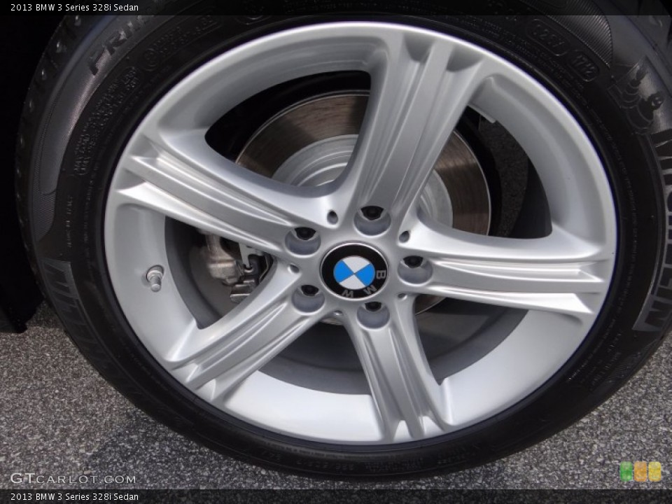 2013 BMW 3 Series 328i Sedan Wheel and Tire Photo #68910480