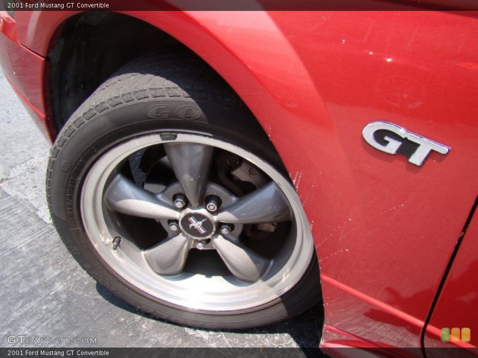 2001 Ford Mustang GT Convertible Wheel and Tire Photo #68912685