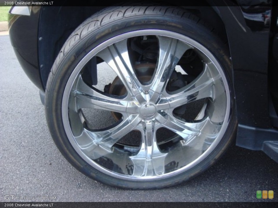 2008 Chevrolet Avalanche Custom Wheel and Tire Photo #68916855