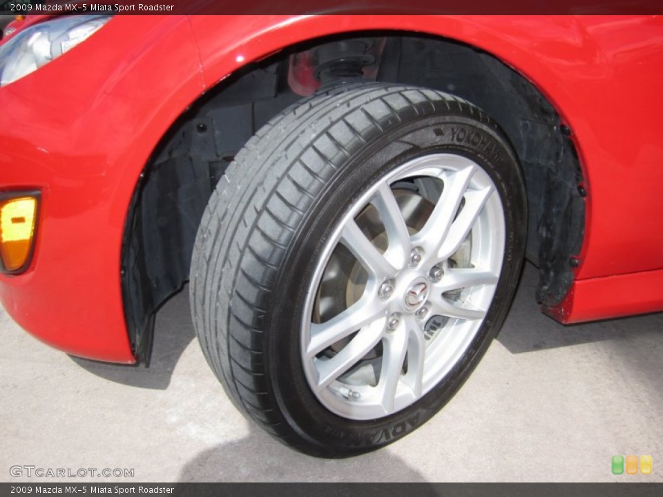 2009 Mazda MX-5 Miata Sport Roadster Wheel and Tire Photo #68920509