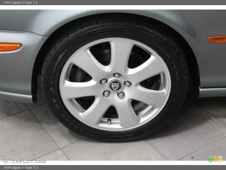 2004 Jaguar X-Type 3.0 Wheel and Tire Photo #68926161