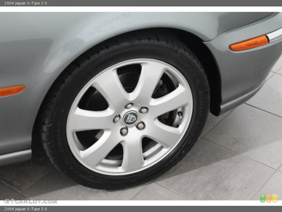 2004 Jaguar X-Type 3.0 Wheel and Tire Photo #68926190