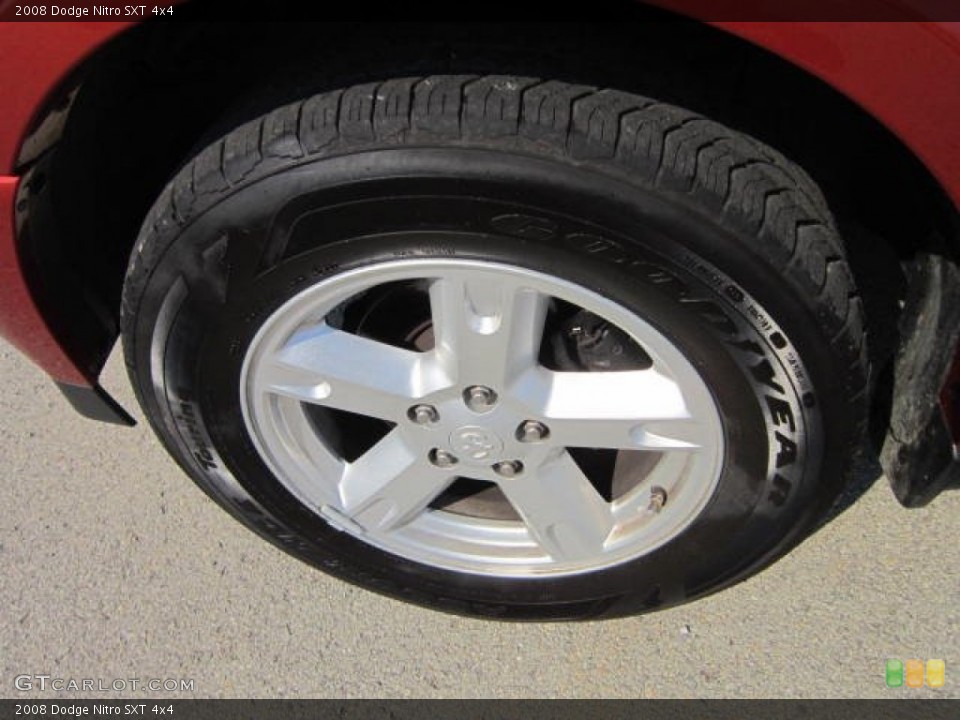 2008 Dodge Nitro SXT 4x4 Wheel and Tire Photo #68927877