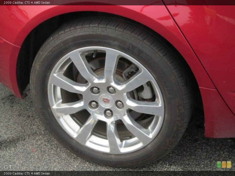 2009 Cadillac CTS 4 AWD Sedan Wheel and Tire Photo #68929791