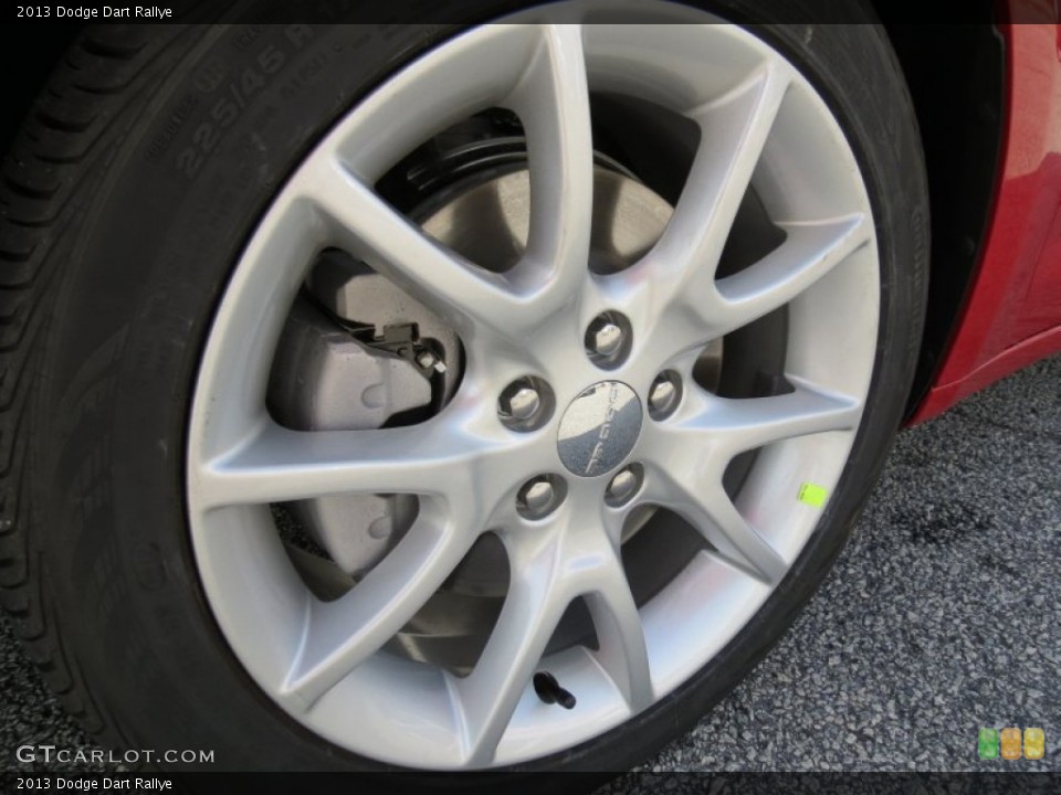 2013 Dodge Dart Rallye Wheel and Tire Photo #68929845