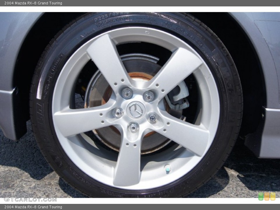 2004 Mazda RX-8 Grand Touring Wheel and Tire Photo #68937612