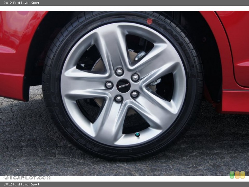 2012 Ford Fusion Sport Wheel and Tire Photo #68939451