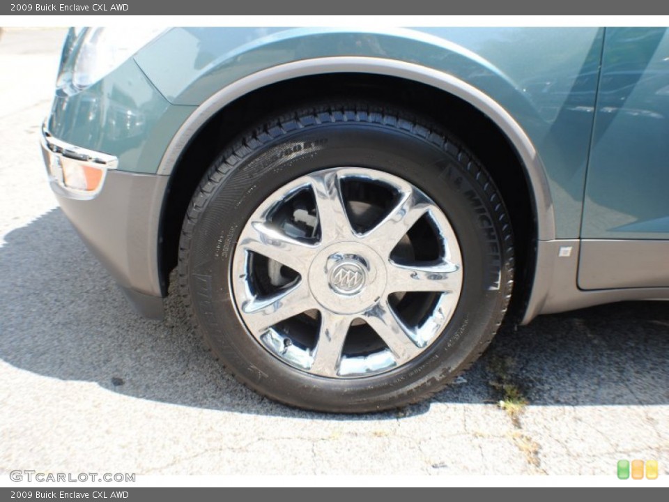 2009 Buick Enclave CXL AWD Wheel and Tire Photo #68940486