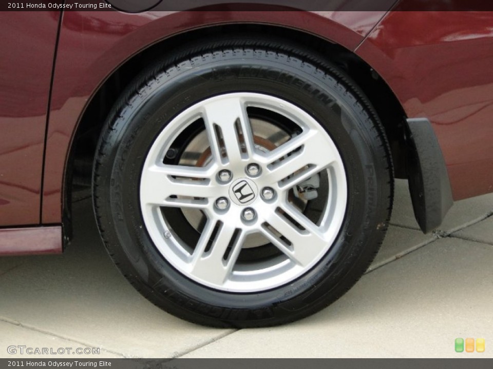 2011 Honda Odyssey Touring Elite Wheel and Tire Photo #68947293