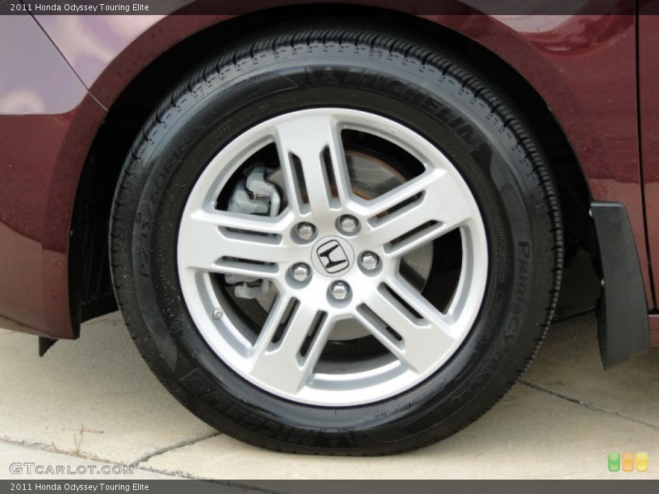 2011 Honda Odyssey Touring Elite Wheel and Tire Photo #68947299
