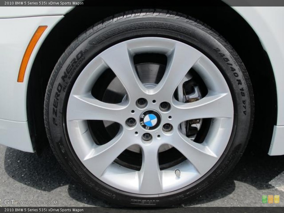 2010 BMW 5 Series 535i xDrive Sports Wagon Wheel and Tire Photo #68954911