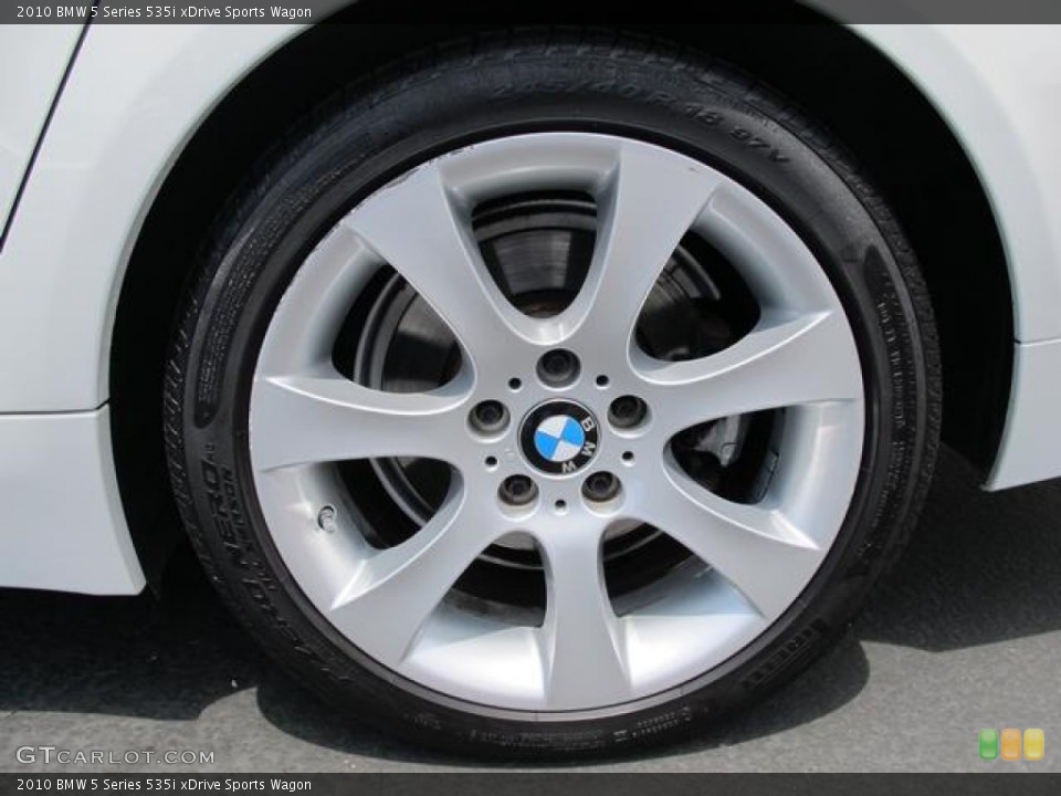 2010 BMW 5 Series 535i xDrive Sports Wagon Wheel and Tire Photo #68954921