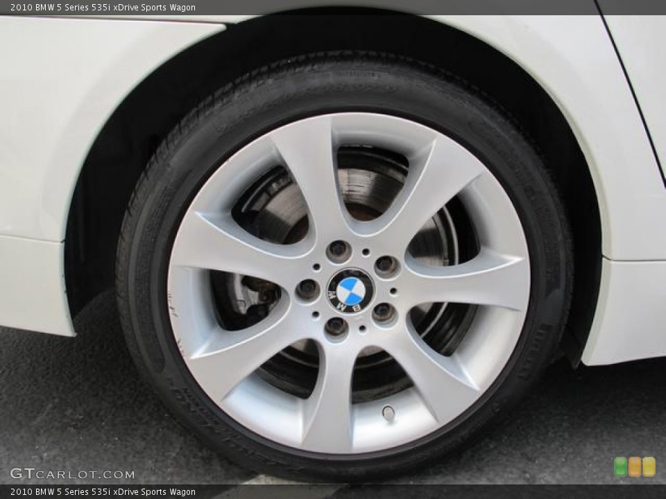 2010 BMW 5 Series 535i xDrive Sports Wagon Wheel and Tire Photo #68954928