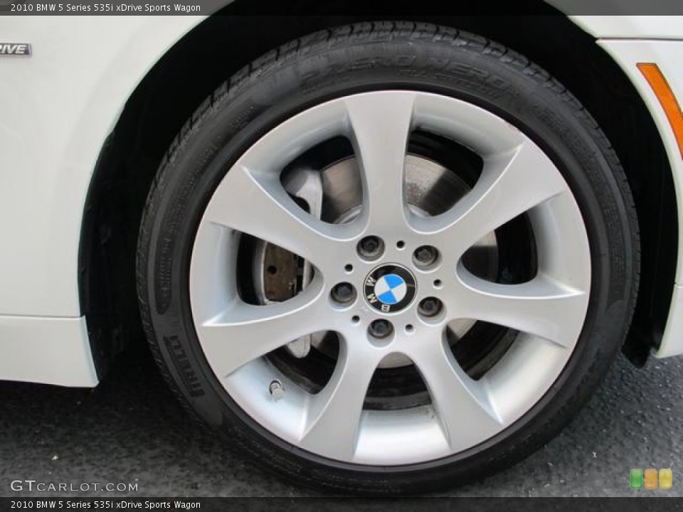 2010 BMW 5 Series 535i xDrive Sports Wagon Wheel and Tire Photo #68954938