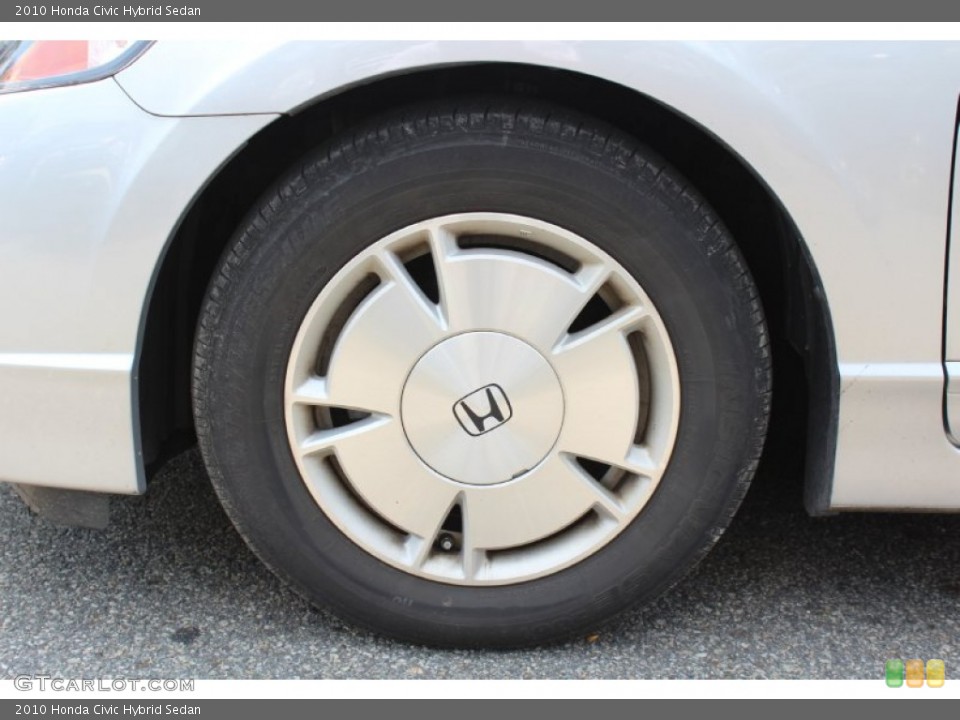 2010 Honda Civic Hybrid Sedan Wheel and Tire Photo #68959325