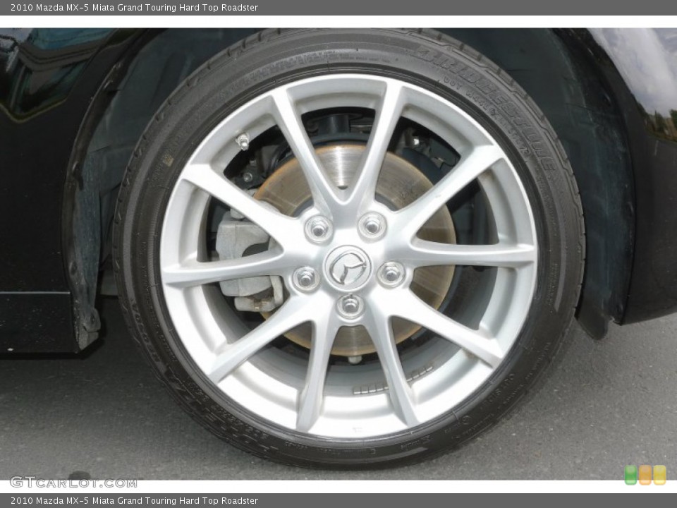 2010 Mazda MX-5 Miata Grand Touring Hard Top Roadster Wheel and Tire Photo #68962349