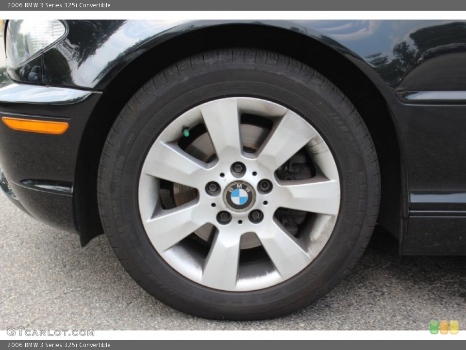 2006 BMW 3 Series 325i Convertible Wheel and Tire Photo #68963716