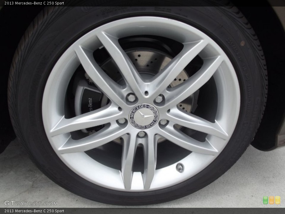 2013 Mercedes-Benz C 250 Sport Wheel and Tire Photo #68964692