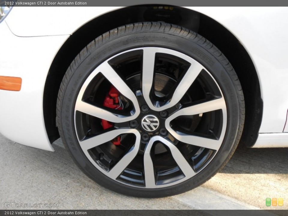 2012 Volkswagen GTI 2 Door Autobahn Edition Wheel and Tire Photo #68966534