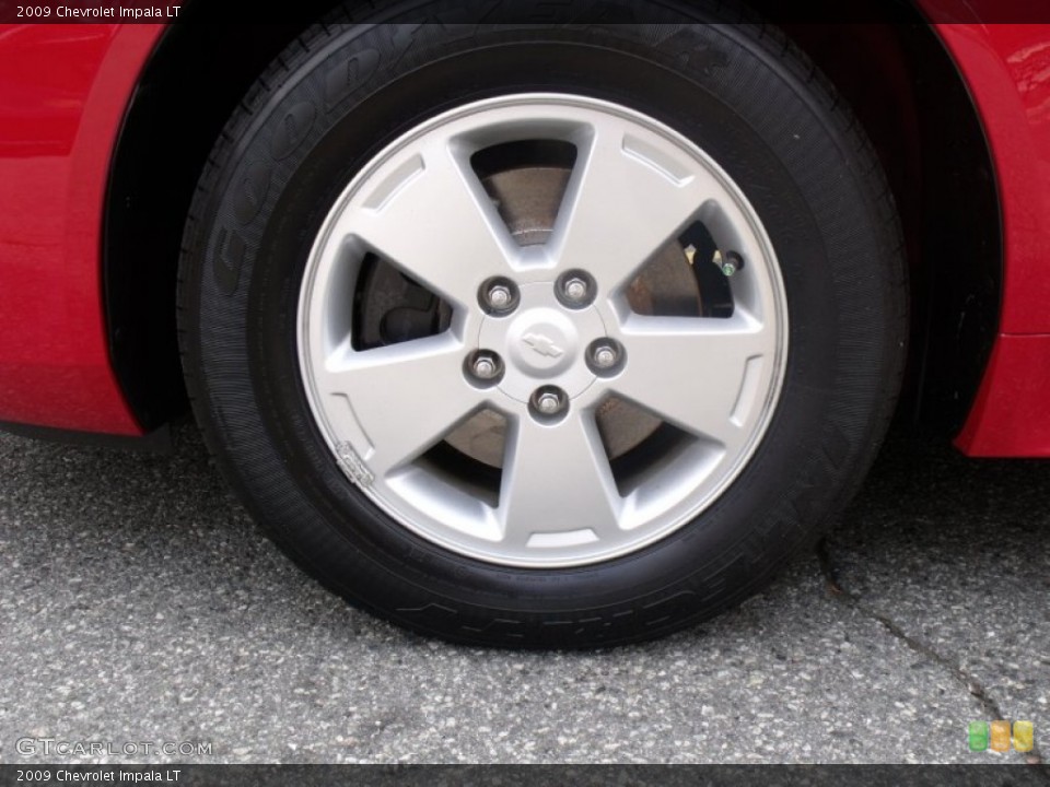 2009 Chevrolet Impala LT Wheel and Tire Photo #68967785