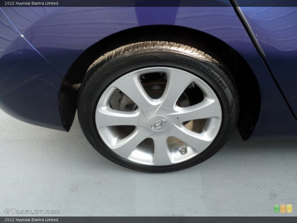 2012 Hyundai Elantra Limited Wheel and Tire Photo #68968355