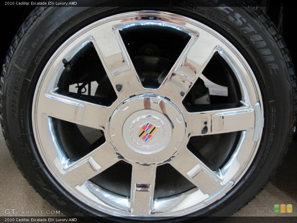 2010 Cadillac Escalade ESV Luxury AWD Wheel and Tire Photo #68976977