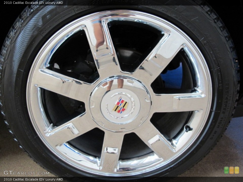 2010 Cadillac Escalade ESV Luxury AWD Wheel and Tire Photo #68976986