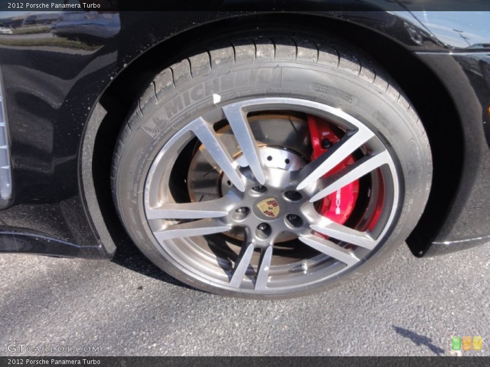 2012 Porsche Panamera Turbo Wheel and Tire Photo #68977613