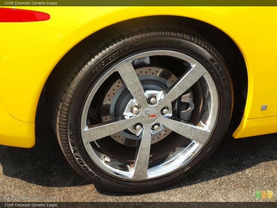 2008 Chevrolet Corvette Coupe Wheel and Tire Photo #68985237