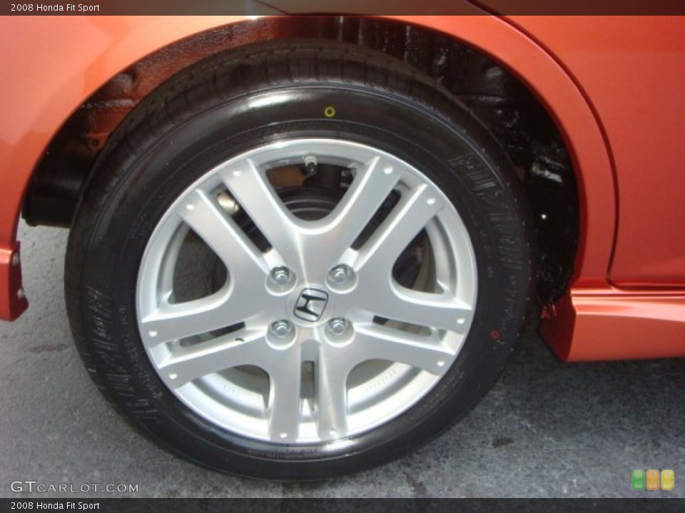 2008 Honda Fit Sport Wheel and Tire Photo #68993455