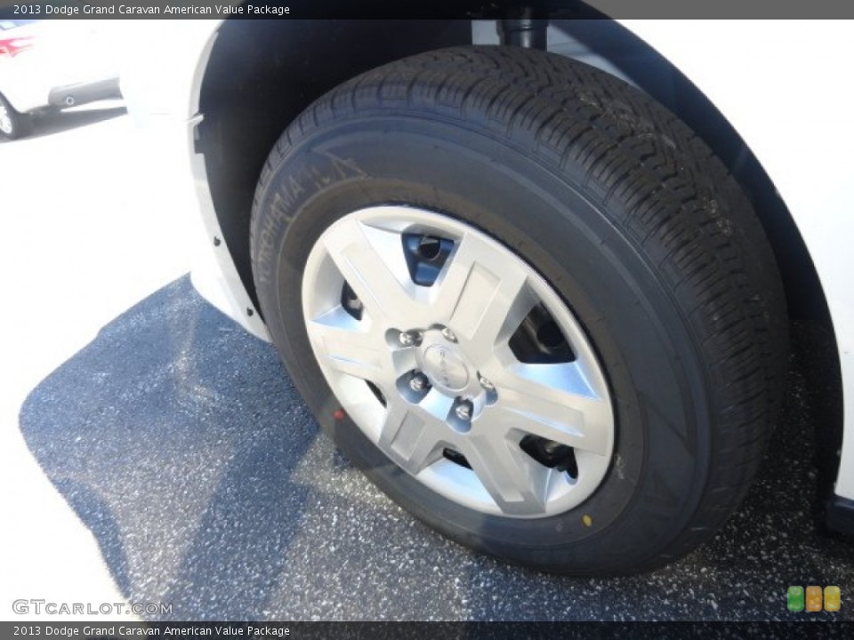 2013 Dodge Grand Caravan American Value Package Wheel and Tire Photo #68994957