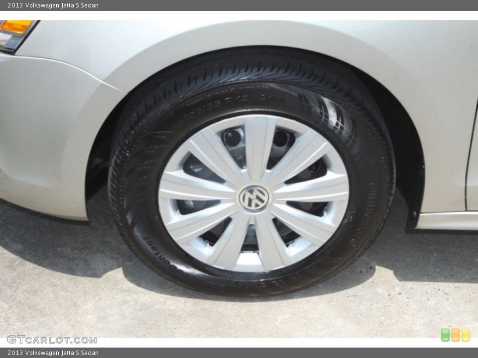 2013 Volkswagen Jetta S Sedan Wheel and Tire Photo #68997144