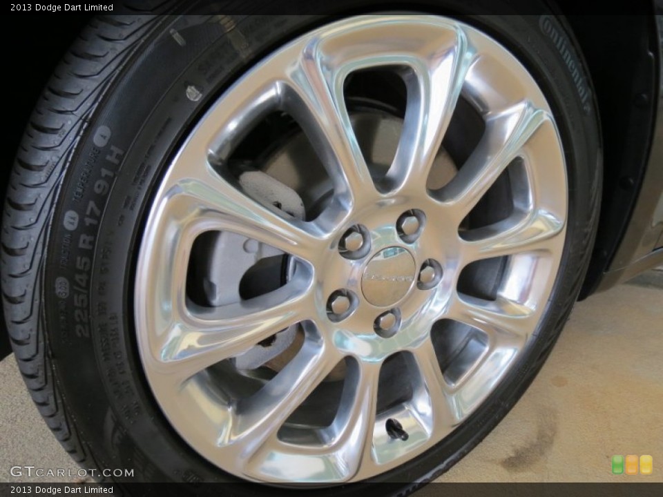2013 Dodge Dart Limited Wheel and Tire Photo #69002475