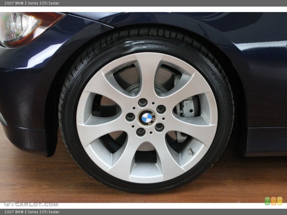 2007 BMW 3 Series 335i Sedan Wheel and Tire Photo #69009340