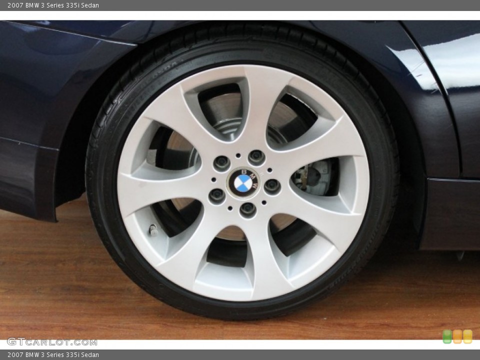 2007 BMW 3 Series 335i Sedan Wheel and Tire Photo #69009349