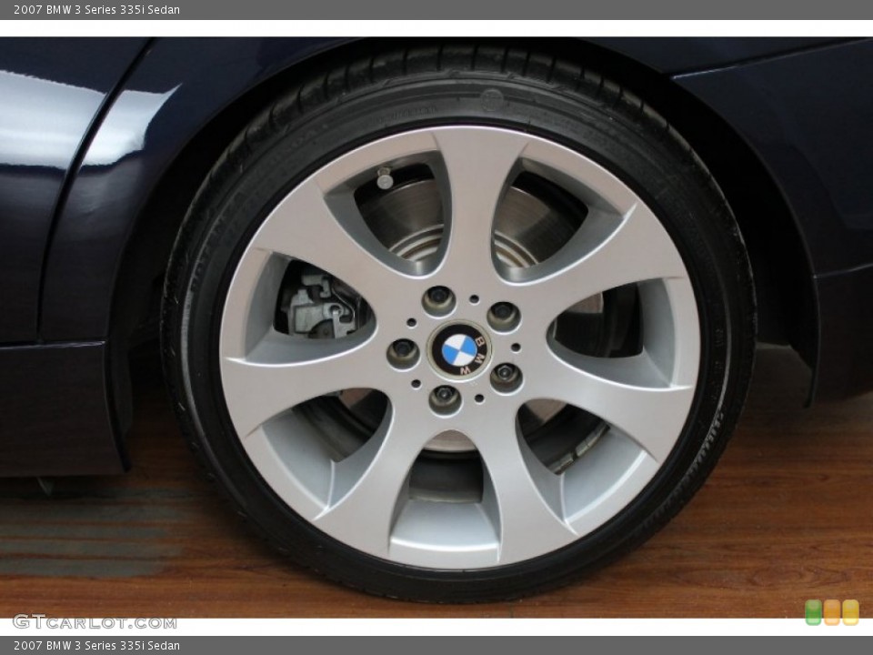 2007 BMW 3 Series 335i Sedan Wheel and Tire Photo #69009367
