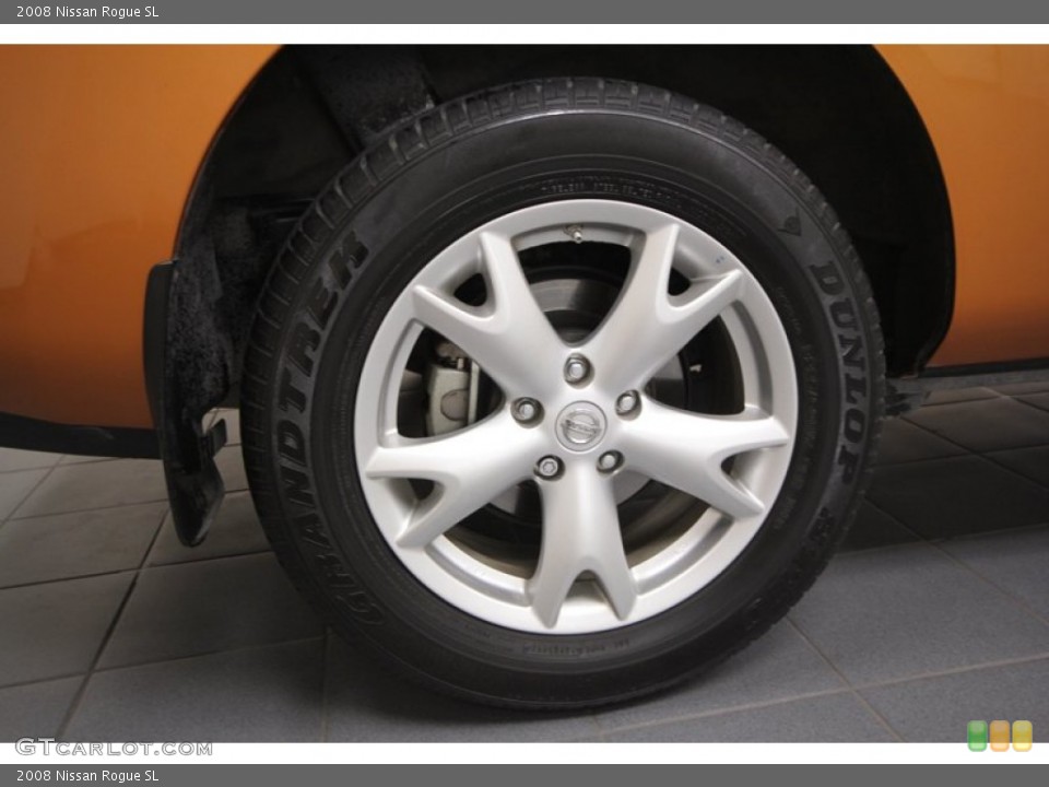 2008 Nissan Rogue SL Wheel and Tire Photo #69012004