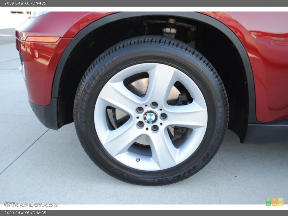 2009 BMW X6 xDrive35i Wheel and Tire Photo #69015988