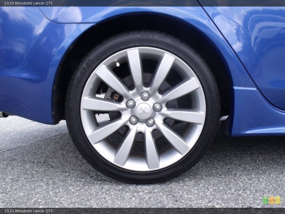 2010 Mitsubishi Lancer GTS Wheel and Tire Photo #69020236