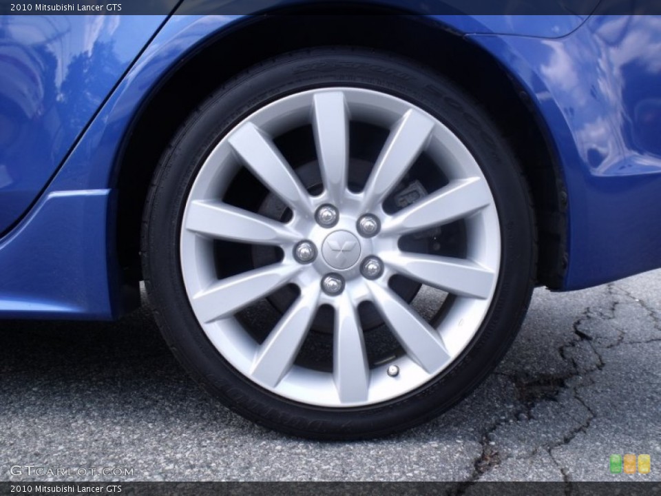 2010 Mitsubishi Lancer GTS Wheel and Tire Photo #69020245