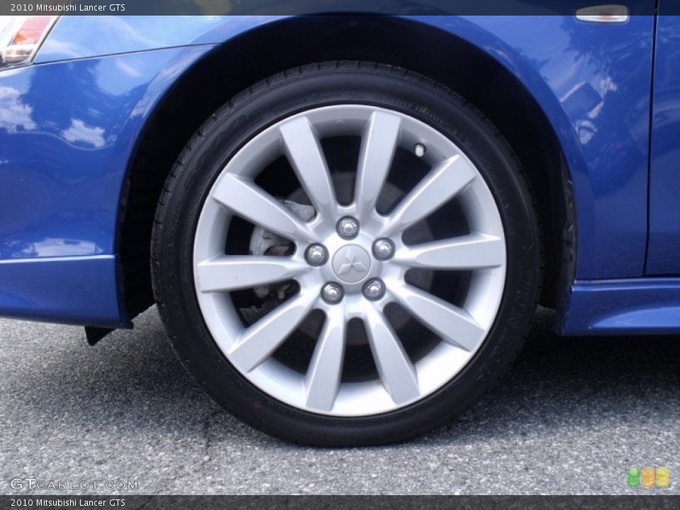 2010 Mitsubishi Lancer GTS Wheel and Tire Photo #69020254